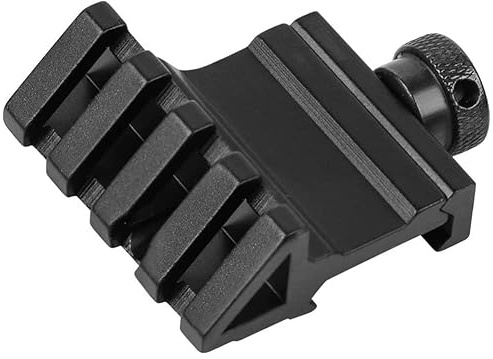 YONCONO Tactical 45 Degree Angle Offset Mount 4 Slot 20 mm Weaver/Picatinny Rail Quick Release Adapter for Hunting