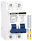 DC Schalter 12V 24V Solar PV Leistungsschalter Photovoltaik Sicherungsautomat (DC12V-240V,2 polig,6 Amp)