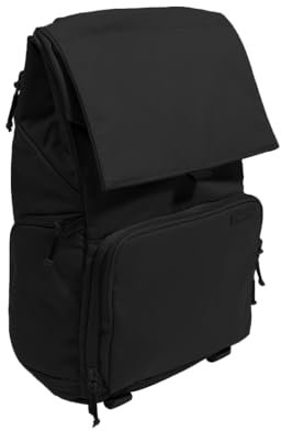 BREVITE,The Runner – Kompaktkamera-Rucksäcke für Fotografen – ein minimalistischer und reisefreundlicher Foto-Rucksack, kompatibel mit Laptop- und DSLR-Zubehör, Schwarz, Kamera-Rucksack