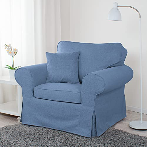 Dagra Bezug für Sessel Ektorp (Blue A13)