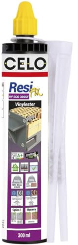 Anclaje químico ResiFIX VY ECO, 300ml, bolsa, 2 cánulas marca CELO