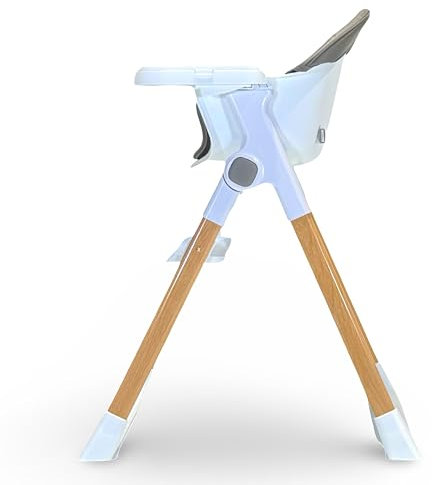 Nibbl Kompakter Baby-Hochstuhl – Ultrakompaktes faltbares Design, ideal für kleine Räume – verstellbarer Fütterungsstuhl für Babys & Kleinkinder von 6 Monaten bis 3 Jahren – Rückenlehne mit