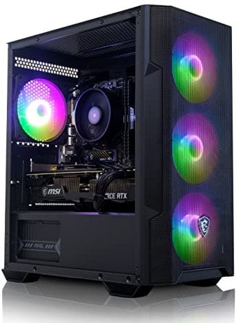 ADMI Gaming PC • Intel Core i5 13400F • NVIDIA RTX 5070 12GB GDDR7 • 32GB DDR4 RAM • 1TB NVMe SSD • 700W PSU • MSI M100R RGB Black Gaming PC Case • WiFi • Windows 11