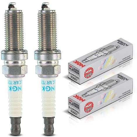 2x Original NGK ILKAR7D6G Zündkerze Kompatibel mit 159 939 1.7L 2009-2012 159 Sportwagon 939 1.7L 2009-2011 4C 960 1.7L 2013-2020 4C Spider 960 1.7L 2014-2020 Brera 939 1.7L 2009-2010