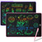 Damcyer 15 Zoll LCD Schreibtafel kinder 2 Pack,LCD Zaubertafel mit Tieraufklebern,Wiederverwendbarer Zeichentablett für Kinder und Erwachsene Geburtstags Geschenke Spielzeug,Rosa + Lila