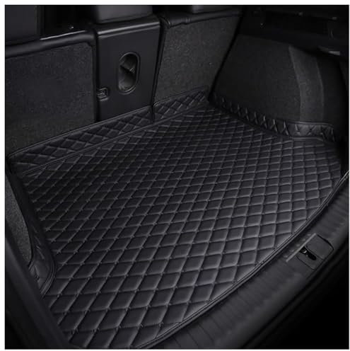 Auto Leder Kofferraummatten, Für Audi A6 Avant C7 2011–2018 Langlebiges Wasserdicht Kratzfest Kofferraumwanne Schutzmatte, Innenraum ZubehöR,A