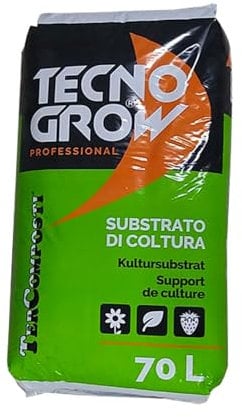 TerComposti Terriccio Substrato Professionale Semina 80 Tecno Grow 70 Lt