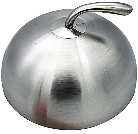 Tagtight Burgerglocke 20cm Schmelzglocke Für Cheeseburger, Edelstahl Steak Abdeckhaube Tellerglocke Speiseglocke, Burgerhauben Schmelzglocke für Grill, Steak, Cheese, Käse, Teppanyaki