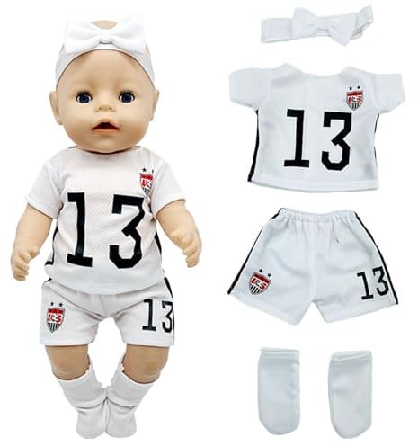 TZQFROCE Kleidung Outfits für Baby Puppen Puppenkleidung Puppe 36 cm Kleidung puppenzubehör Baby Kleidung für Mädchen Jungen