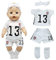 TZQFROCE Kleidung Outfits für Baby Puppen Puppenkleidung Puppe 36 cm Kleidung puppenzubehör Baby Kleidung für Mädchen Jungen