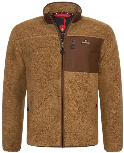 Höhenhorn Birkkar Herren Fleece Jacke Teddyfleece Gefüttert Winterjacke