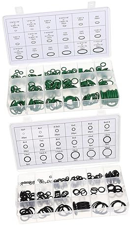 WHAMVOX 495stücke Teiliges Sortiment Für Auto-klimaanlagen Gummidichtungen Boxen Wasser Und Ölbeständig Für Reparaturen Kompakte Lagerung Und Einfache Anwendung