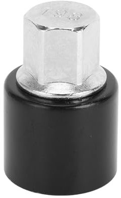 VekAuto Wheel Lock Lugnut Compatible for Vauxhall for Opel, Durable #198 Alloy Steel Black Anti-theft Screw Nut Removal Key Socket