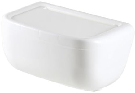 MAGICLULU Porte-Rouleau De Papier Toilette sans Chambre À Air Robuste en Polypropylène Boîte À Mouchoirs Murale Entretien Facile Blanc