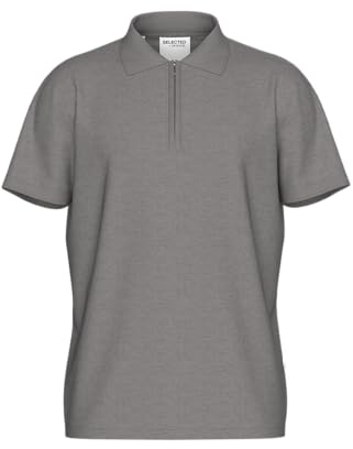 SELECTED FEMME Slhfave Zip Ss Polo Noos
