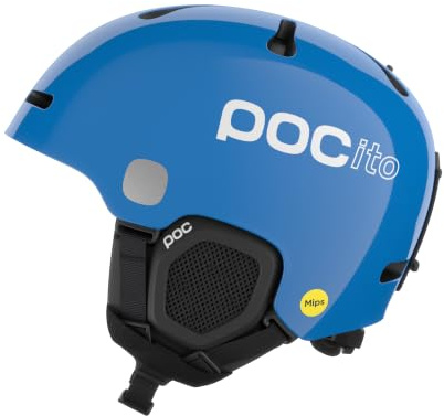 POC POCito Fornix MIPS Kinder-Ski- und Snowboardhelm mit RECCO und NFC | Kinder-Schneesporthelm mit MIPS, RECCO, Twiceme NFC, Aramid-Verstärkung und 360-Grad-Sitzsystem