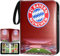 YCWIN Fussball Karten Sammelalbum mit Reißverschluss und 50 Herausnehmbaren Hüllen, 4 Taschen Fussball Sammelkarten Album für 400 Karten, Groß Sport Karten Heft, 3 Ringe Karten Mappe Binder