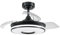 levitantes Ventilador negro de techo 3 aspas, 48w 4800lm, temperatura regulable, mando, memoria
