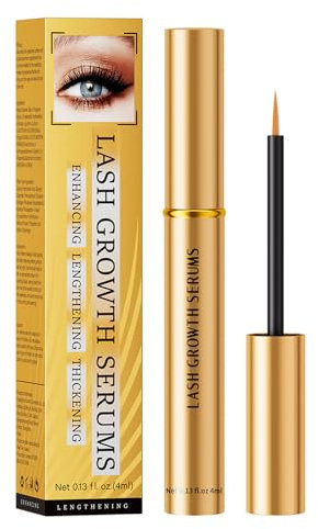 Wimpernserum für Wachstum – Pflegendes & Stärkendes Serum für längere, dichtere & geschwungene Wimpern – Sanft & sicher für empfindliche Haut