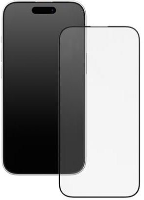 RHINOSHIELD 9H Tempered Glass Screen Protector Compatible with iPhone 16/15 / 14 Pro | High Transparency, Scratch and Blue Light Resistant, 3D Curved Full Coverage, Installation Tool Included