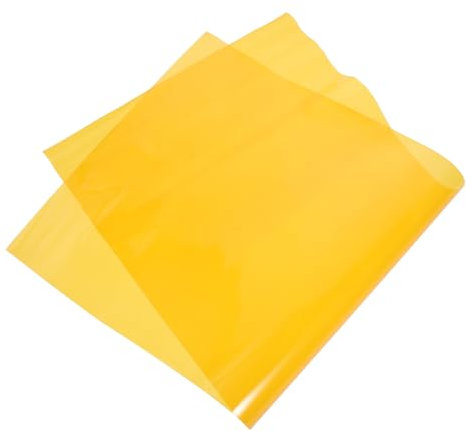 Luxshiny Auto Scheinwerfer Folie Orange Hochtransparente wasserdichte Nebelscheinwerfer Tönungsfolie Elastisch Kratzfest Kopflichtschutz Für Autofolierung