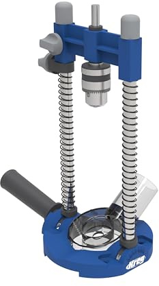 Kreg Drill Guide Pro - Portable Drilling Solution With Adjustable Angle - Built-In Dust Collection Adapter - Self-Centering Design for Consistent Holes - KDG6500