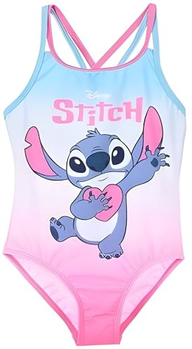 Disney Stitch Badeanzug Mädchen, Lilo und Stitch Badebikini Badebekleidung, schnell trocknend, bequem, Strandbekleidung, Strand, Schwimmbad