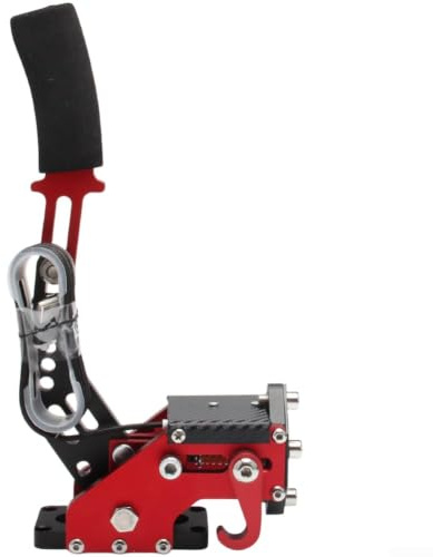 Freno a mano USB a 16 bit per PC per Racing Sims compatibile con Logitech per G27 per G29 per G920 T300 T500 per Assetto Corsa Dirt Rally WRC ETS2 AUTO (rosso)