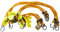 Savage Island Spanngummis extra stark olivgrün mit Haken an beiden Enden elastisch Garten Auto Heimwerken Gepäck Outdoor Camping - 4 x 30cm, 4 x 45cm + 4 x 75cm