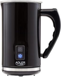 AD4478 AD 4478 Adler, Schwarz, Einheitsgröße Milchaufschäumer mit Feat-Funktion und 500W Leistung
