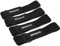 Heavy Duty Elastic Cinch Straps Adjustable Straps Stretchy Cable Tie Securing Strap with Hook and Loop for Organizer (1.5'' x 20'', 4 Pcs)