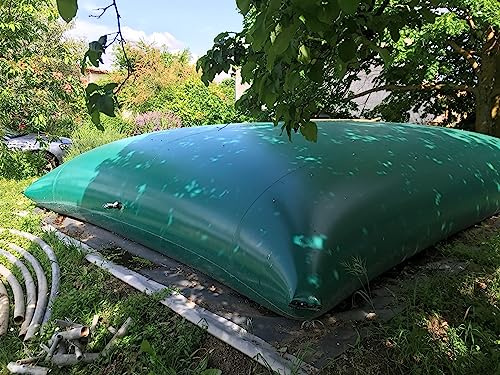 SERENA - CITERNE SOUPLE 8 m3 (8000l) - Récupérateur à eau de pluie, cuve souple pour jardin ou vide sanitaire