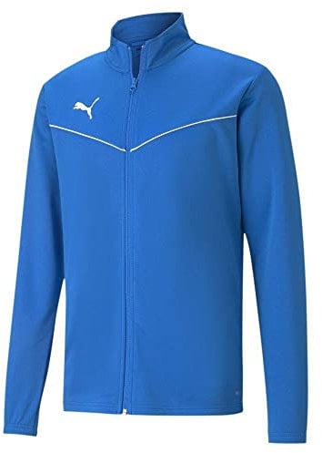 Puma Kinder teamRISE Training Poly Jacket Trainingsjacke, Electric Blue Lemonade, 140