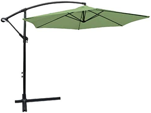 Chalet-Jardin Parasol déporté Rond COLLIOURE - Vert Amande