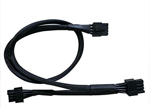 Gintai Modular Power Supply Cable Cord for C orsair RM X PSU 8-Pin to Dual 8-pin(6+2)-Pin PcIe