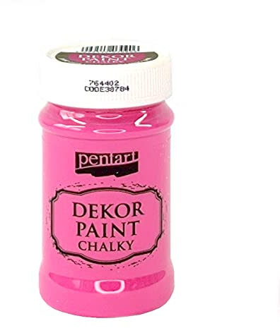 Zita`s Creative Dekor Paint Chalky matt 100ml - pink. Kreidefarbe, Vintagefarbe, Mattfarbe, Bastelfarbe,