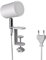 ledscom.de Klemmleuchte WAIKA, Schalter, weiß matt, inkl. LED GU10 Lampe, 3-Stufen Dimmen: max. 500lm warmweiß