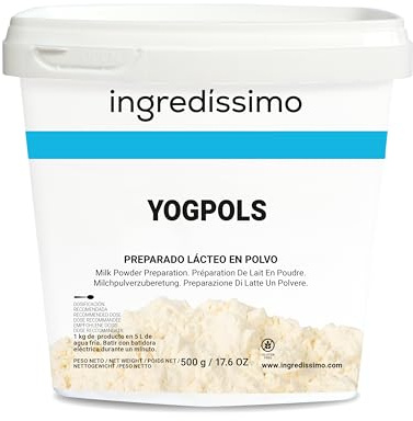 Ingredíssimo - Yogpols 500g | Yogur en Polvo Deshidratado | Sabor Intenso | Control Humedad p/ Bombones y Helados