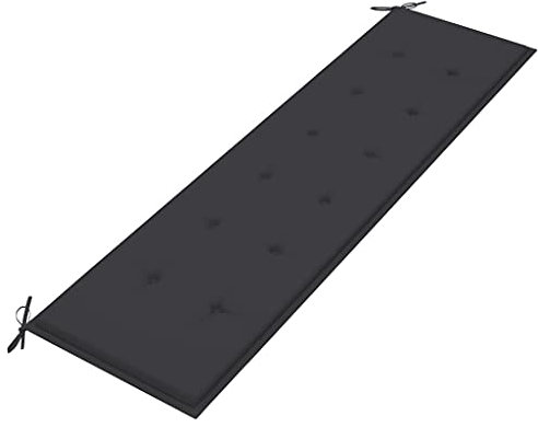 INLIFE Gartenbank-Auflage Anthrazit 180x50x3 cm