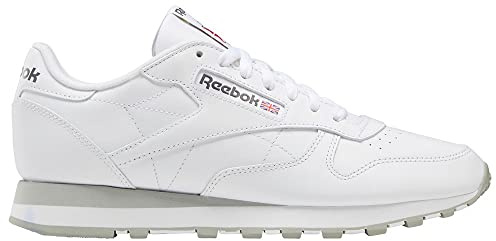 Reebok Mixte Cuir Classique Basket, Unisexe Adulte, Ftwr White Pure Grey 3 Pure Grey 7, 55 EU