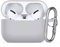 Watruer per AirPods Pro 2 Custodia, Morbida Pelle in Silicone Custodia Protettiva Antiurto con Portachiavi per New Apple Airpods Pro 2nd Gen Case 2022 [LED Anteriore Visibile] - Grigio