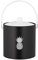 Kraftware 94266 Collection Ananas, Schwarz, 3 l Pastimes Eiskübel 3 Liter, Kunstleder