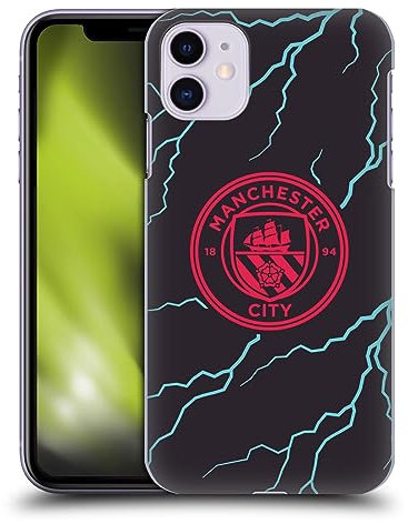 Head Case Designs Officially Licensed Manchester City Man City FC Third 2023/24 Badge Kit Hard Back Case Compatible With Apple iPhone 11