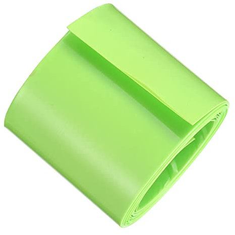 DMiotech 43mm Flach 2m Batterie Hüllen PVC Umschläge Wärme Schrumpf Schlauch Isolierung Schutz für 26650 Akku Pack Hell Grün
