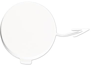 GLOFLY Copertura tappo occhio gancio di paraurti Misura for Ford Fiesta 2012-2017 1805922 C1BB17A989AA Accessori auto, Paraurti anteriore Tappo gancio traino Copertura occhiello (Size : White Passeng