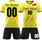 OPUTWDF Fussball Trikot kinder Jungen Set Personalisiert Fußball Trikot mit Eigenem Namen für Erwachsene und Kinder Football Fussballtrikot