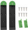 Führungsschienenhalter für FastCap 02896 Makita/Festool, Führungsschienenhalter für DeWalt Führungsschiene, 2er-Set (schwarz)