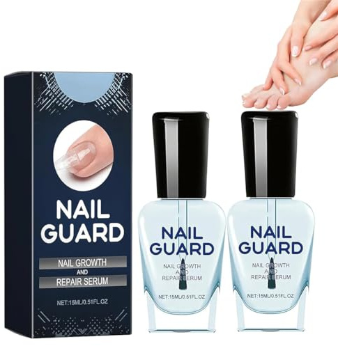 Nail Growth And Repair Serum, 1/2 Pcs Nail Guard Serum, Nail Strengthening and Growth Conditioner, Nail Strengthener and Growth and Repair (2Pcs)