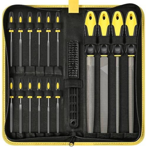 Set di lime in metallo da 17 pezzi