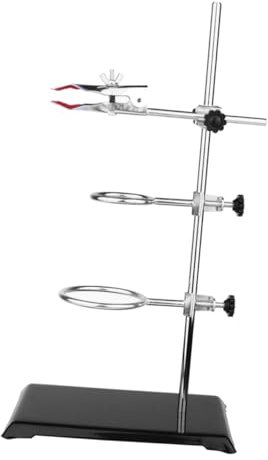 OUNONA Experimental Support Chemistry Funnel Holder Lab Stand Laboratory Stand Clamps Test Tube Clamp Stand Laboratory Support Rings Laboratory Support Stand Clamps Laboratory Flask Clamp